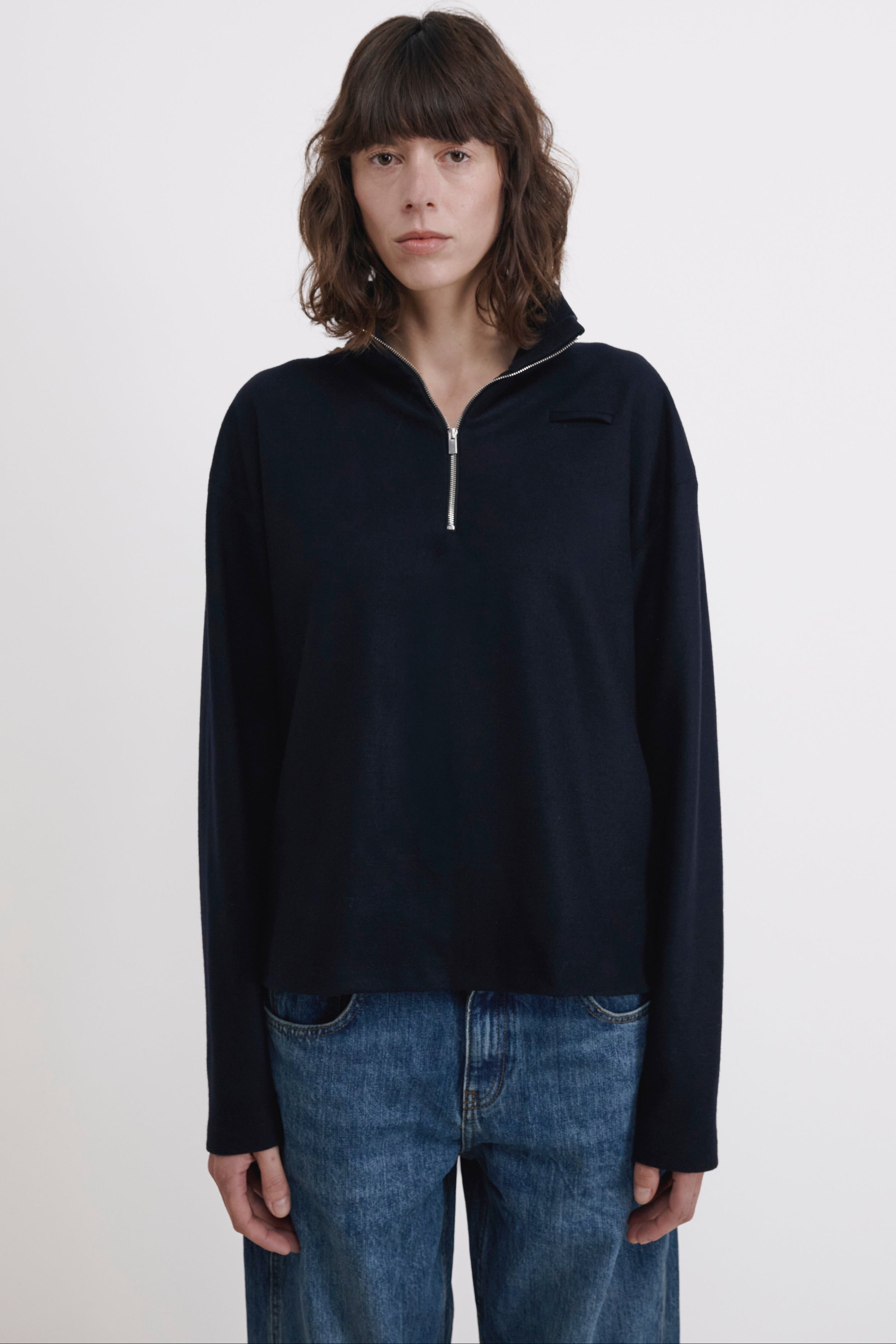 Sah Half-Zip in Wool